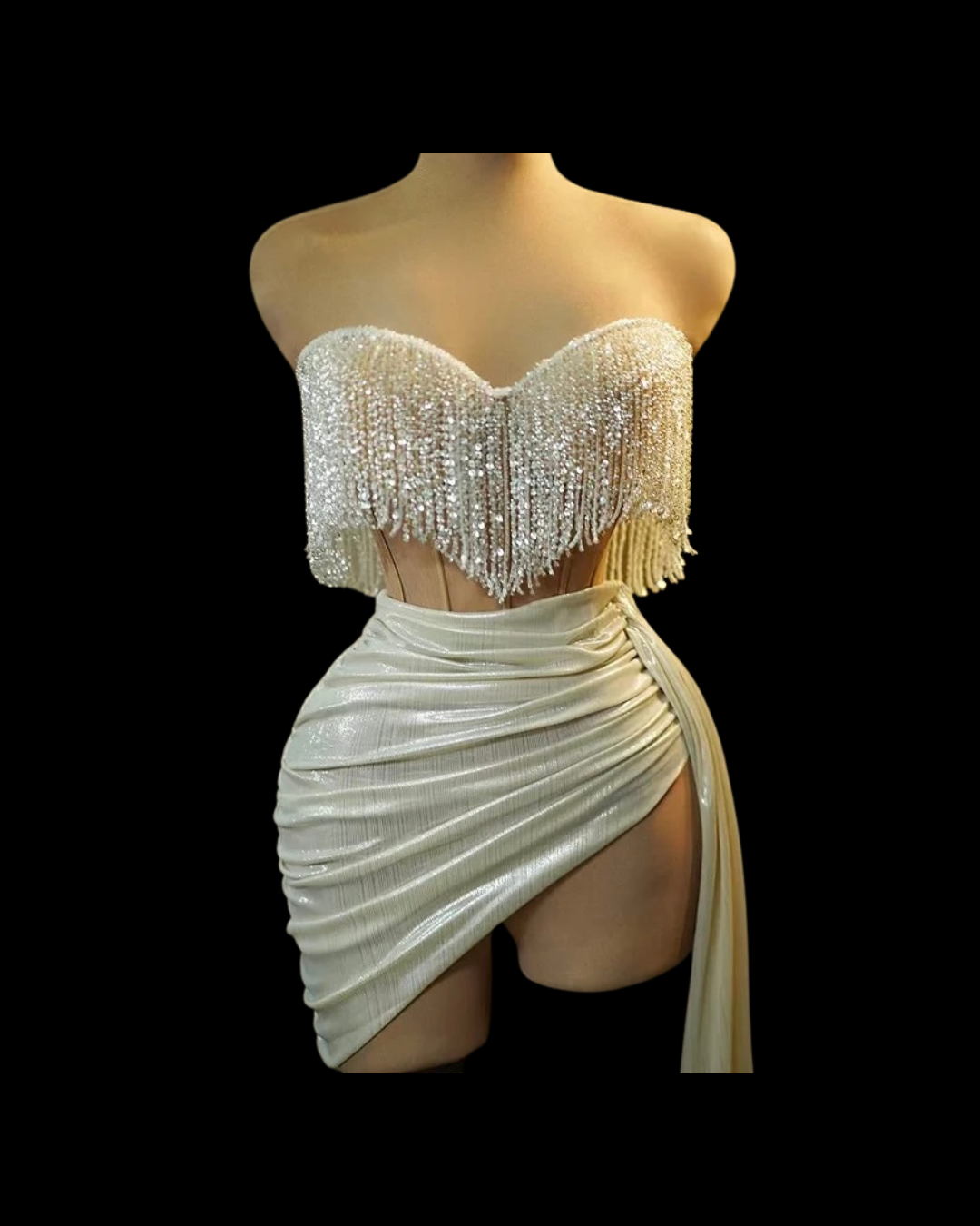 Crystal Fringe Dress