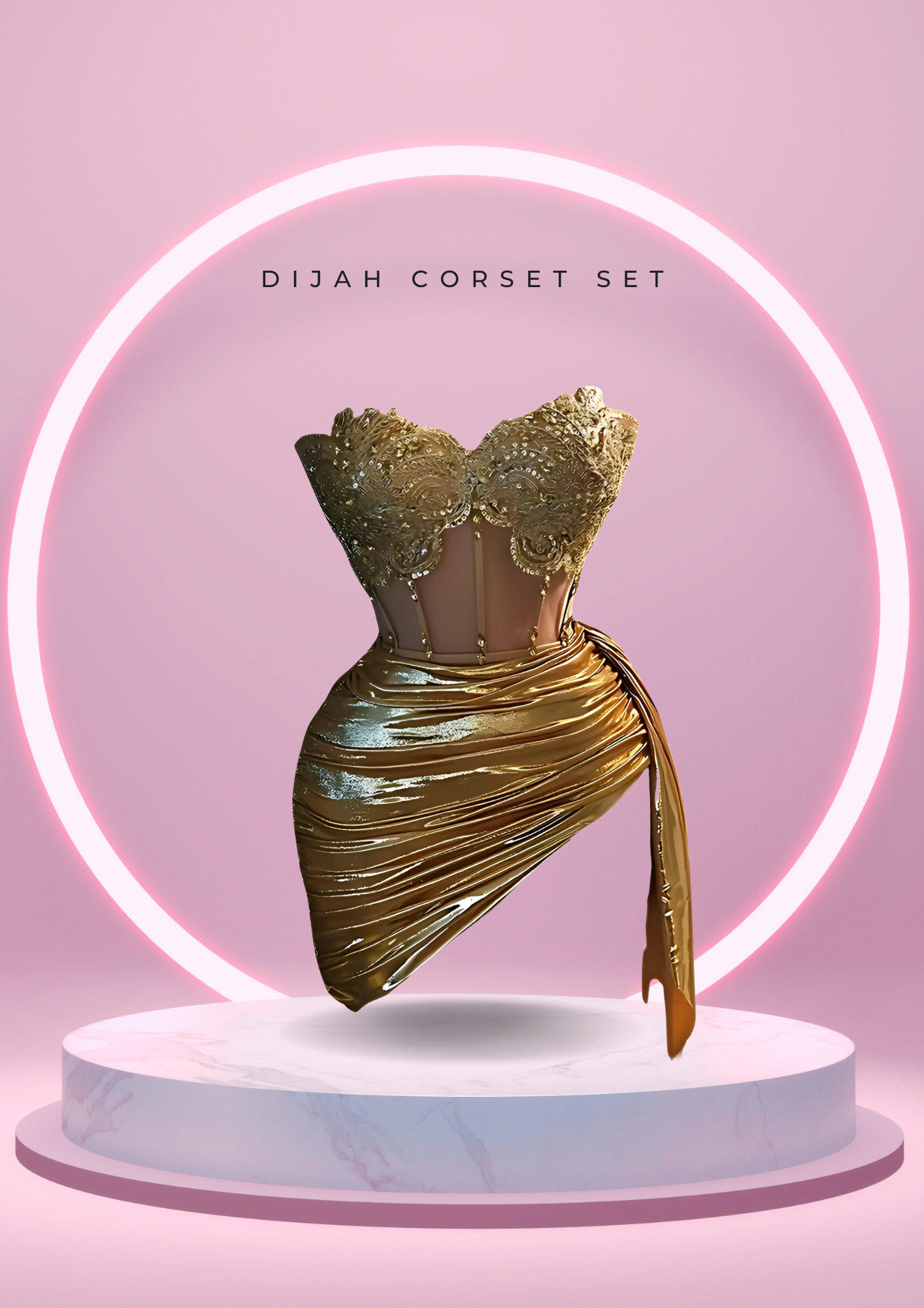 Dijah Corset Set