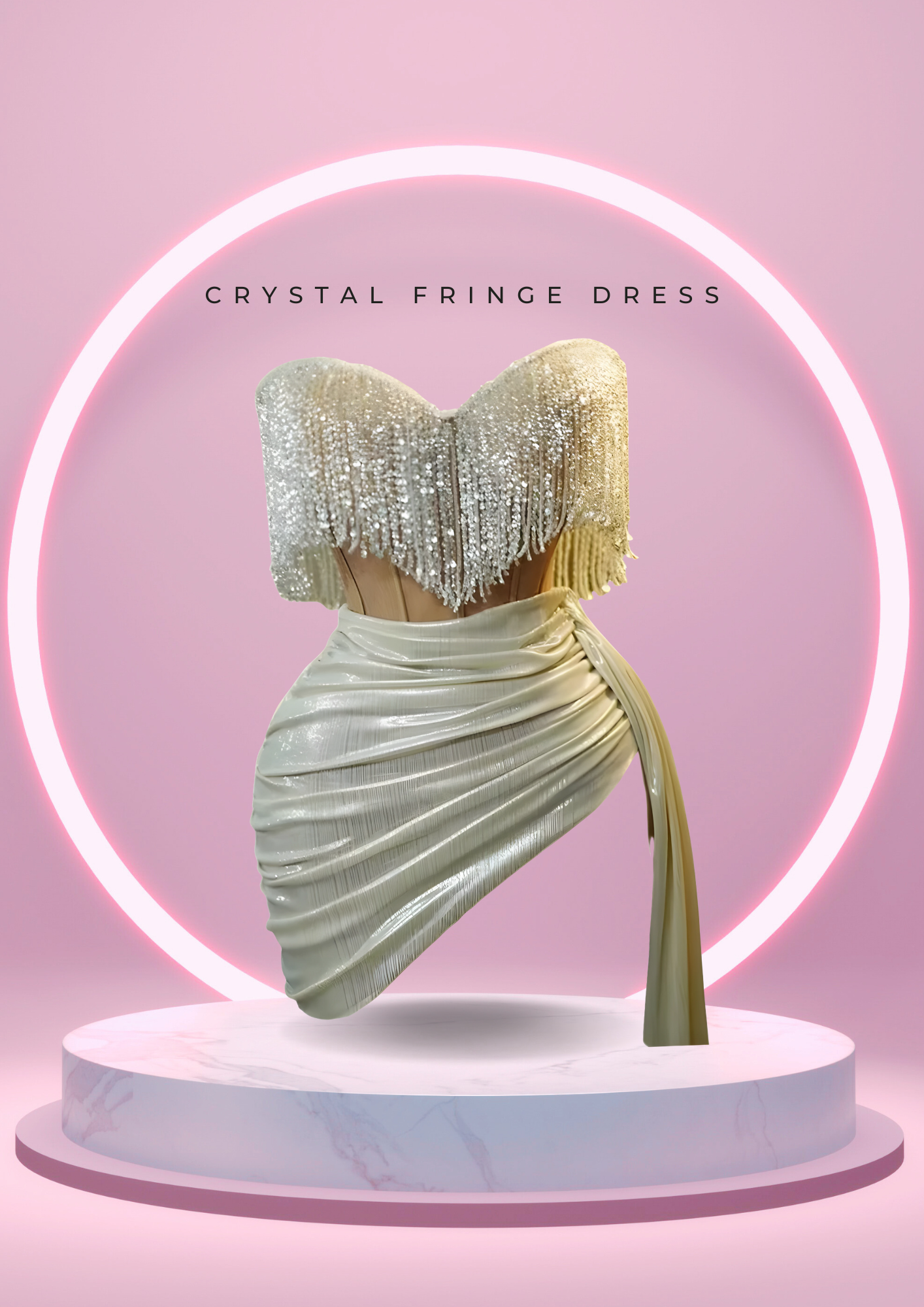 Crystal Fringe Dress